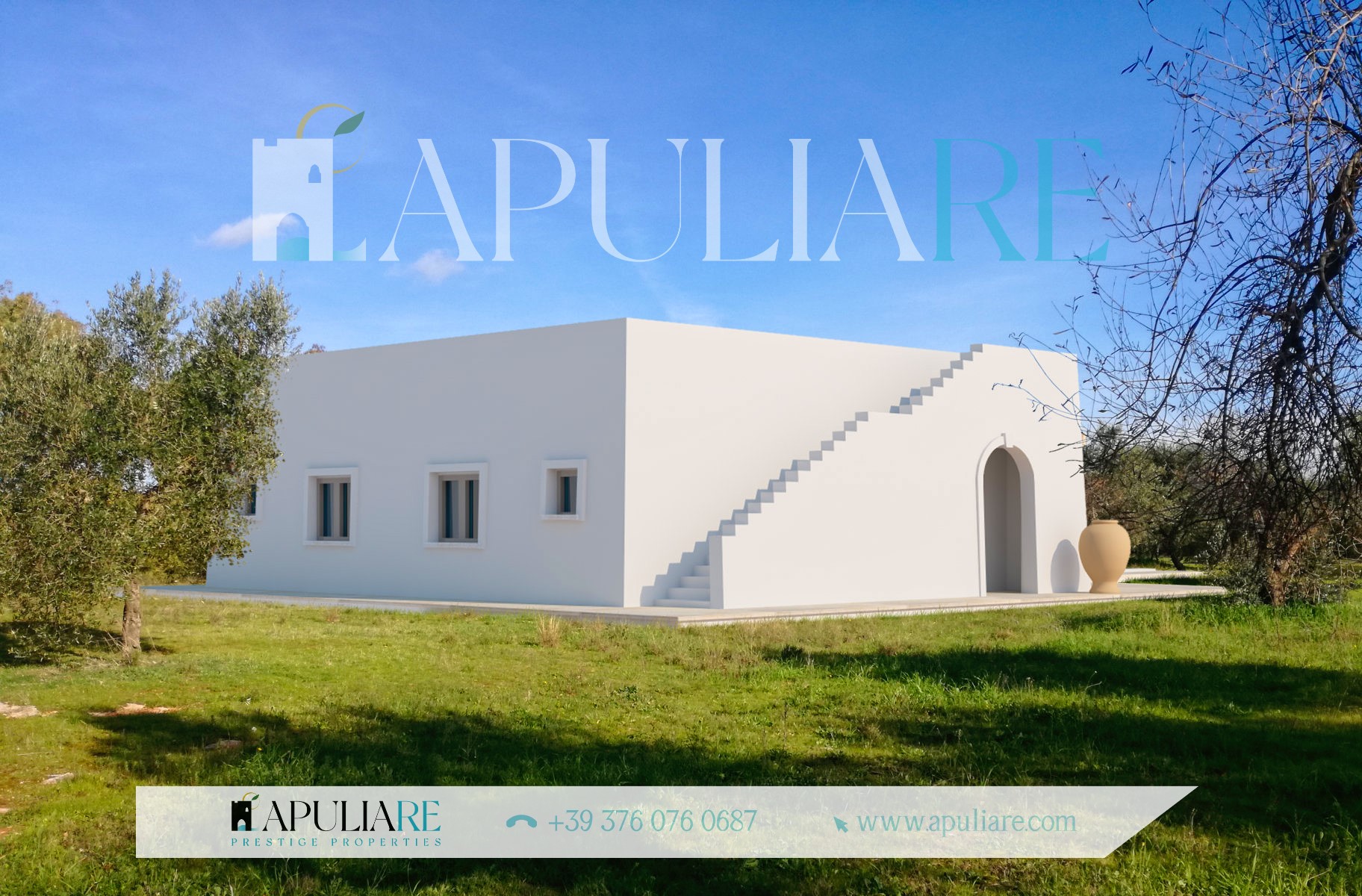 Wonderful Villa to be built with vaulted ceilings in Pescoluse, Salento - Apulia, in a panoramic and residential area, near white sandy beach.