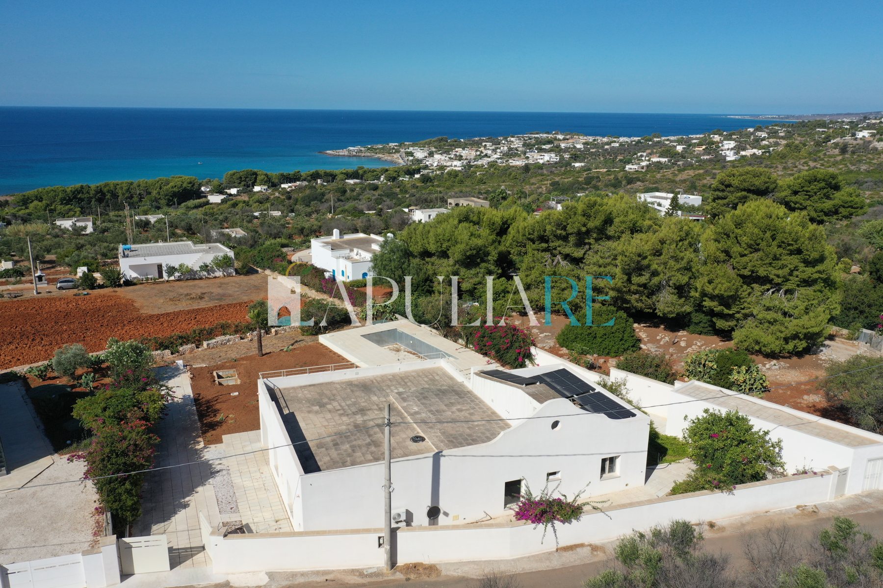 Luxury sea-view villa with pool near Leuca