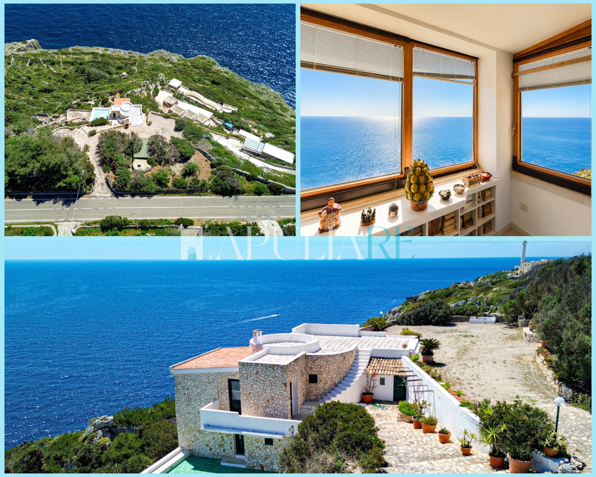 Clifftop sea-view villa in Santa Maria di Leuca